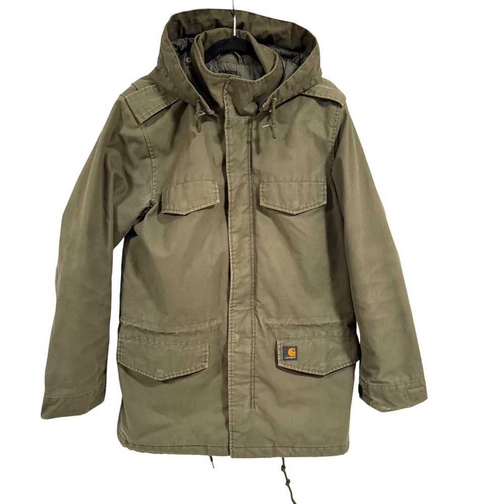 Carhartt Hickman Coat Olive Green Size‎ L